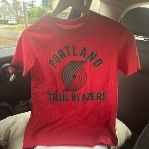 NBA Portland Trail Blazers Red Short Sleeve Tee